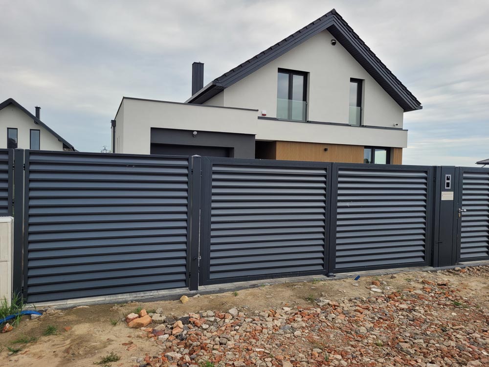 Ogrodzenie żaluzjowe długie