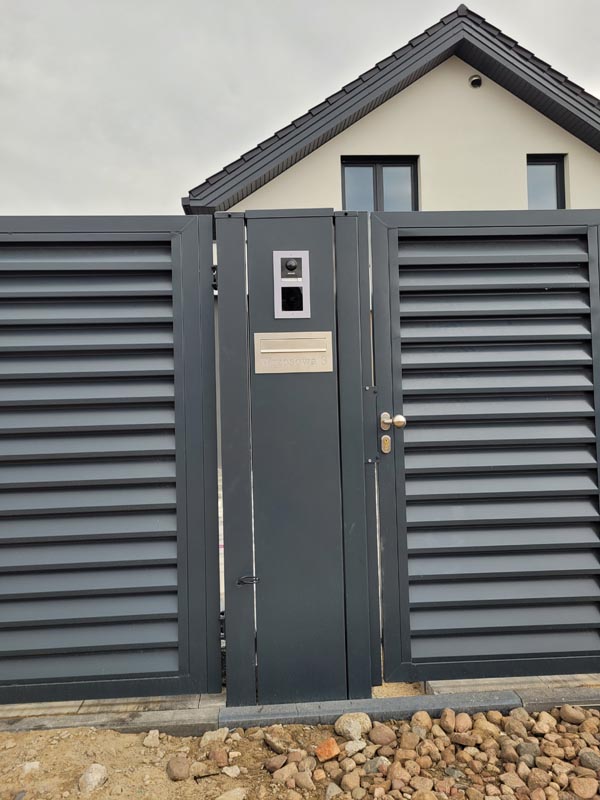 Ogrodzenie poziome nowoczesne